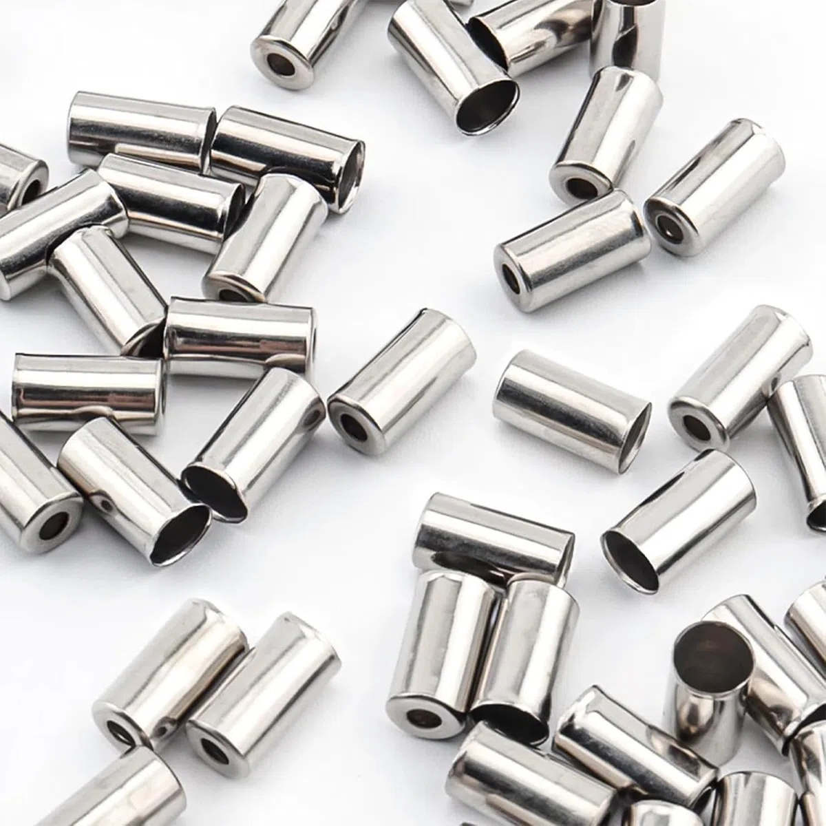 200 Stück Silber Endkappen, 5mm Zylinder Endhülse Für Bremszug Und Schaltzug, Fahrrad Bremszug Schaltzug Aluminium Endkappen, Universal Fahrradzubehör, Fahrradzug Endhülse, für Fahrrad Ersatz
