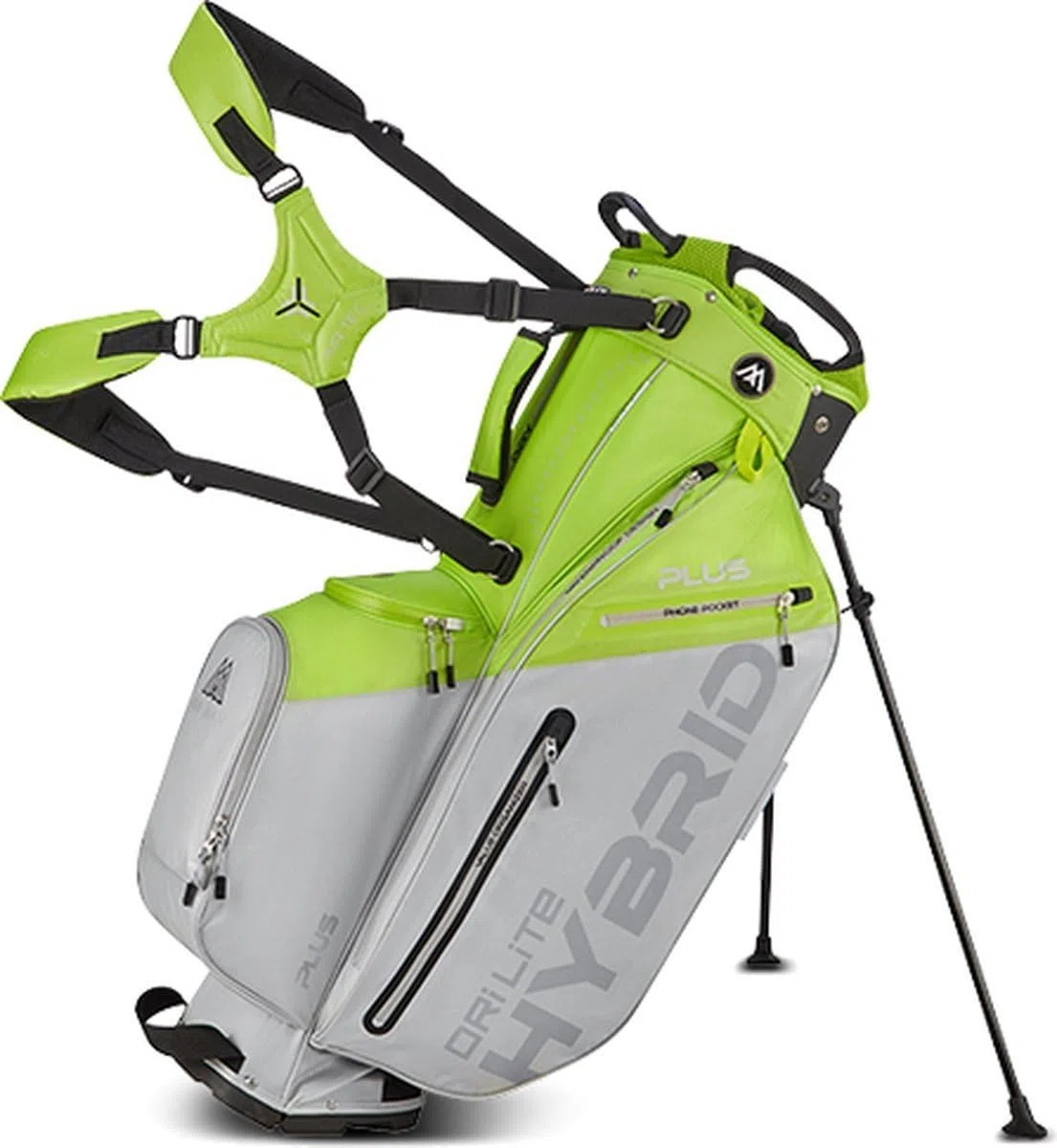 Big Max DRI LITE HYBRID Plus - Standbag Lime Silver