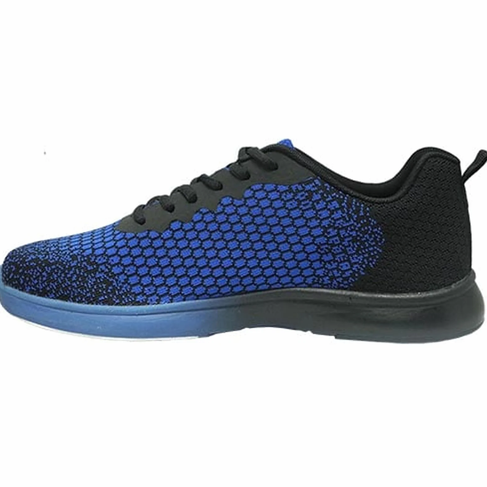 Pyramid Herren Path Lite Seamless Mesh Bowlingschuhe, Schwarz/Königsblau